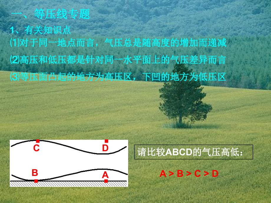 有关知识点等温线的弯曲如果等温线向低纬弯曲→该地气温较同一课件_第4页