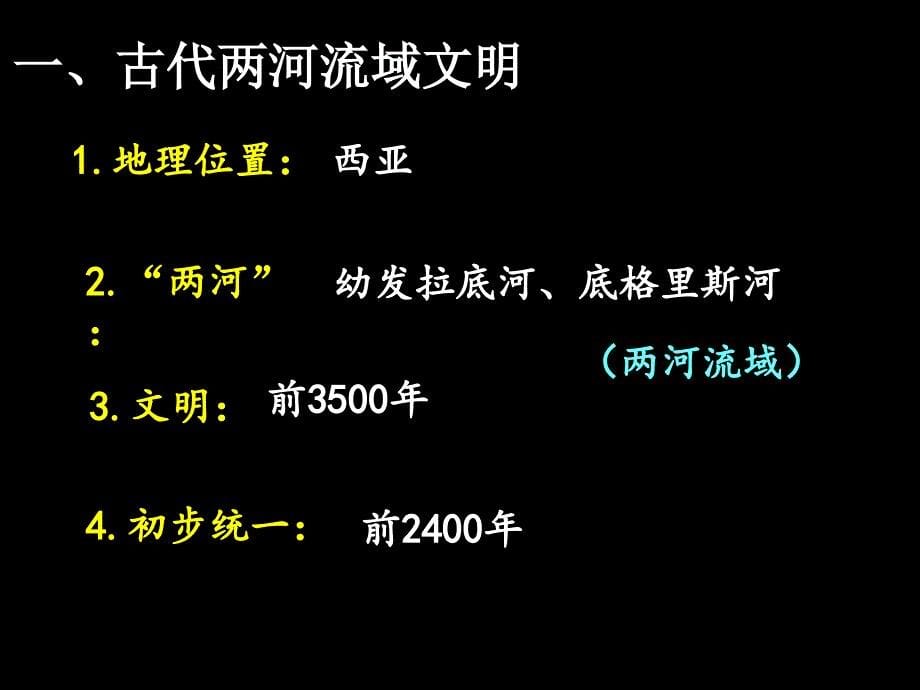 人教版九年级历史上册课件第2课古代两河流域_第5页