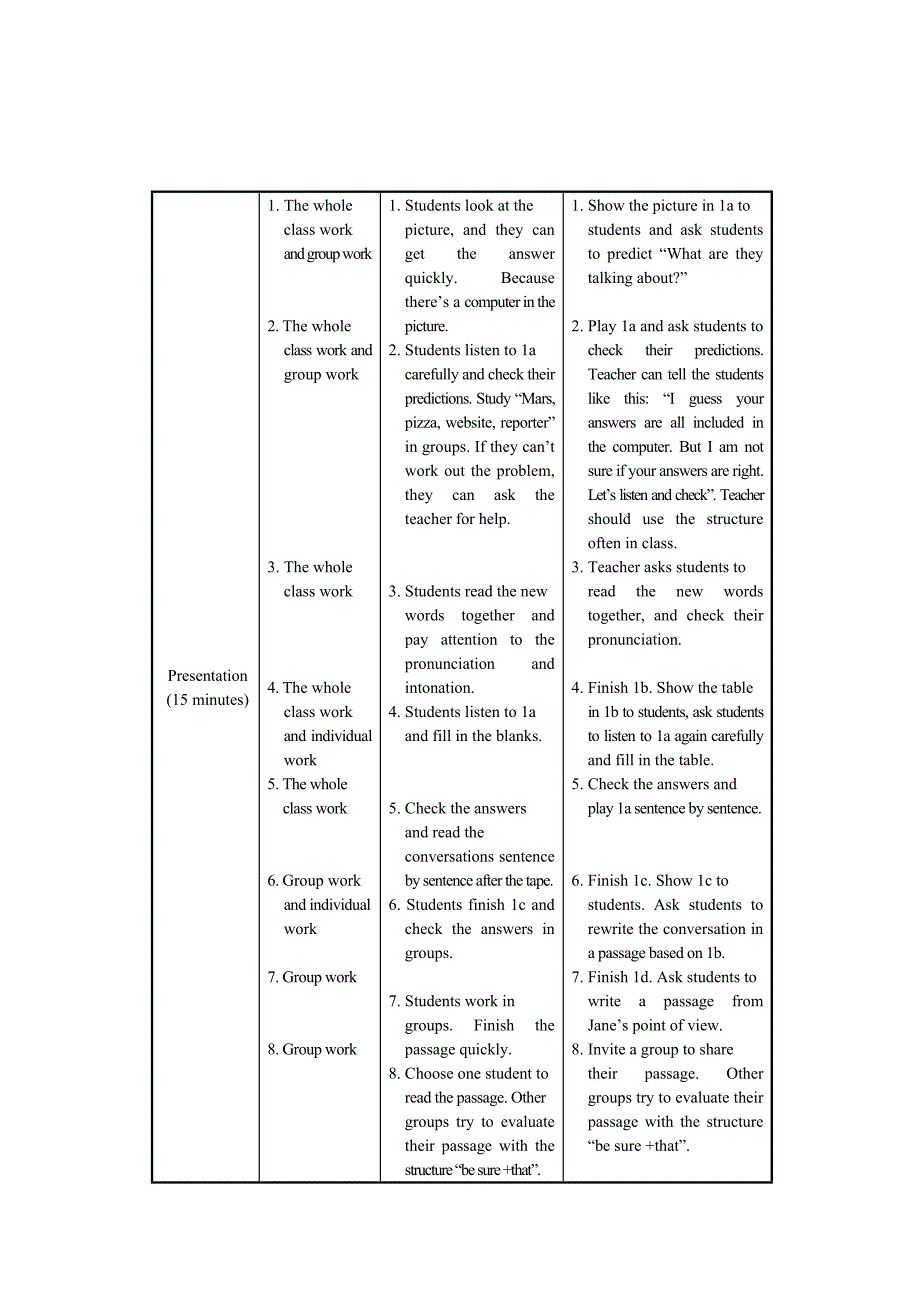 仁爱版八年级英语上册：Unit 4 Our world Topic 3 Section B 教案_第3页