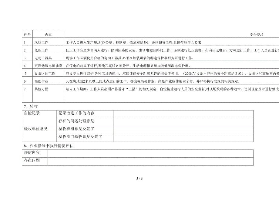 变电站综合治理工程作业指导书_第5页