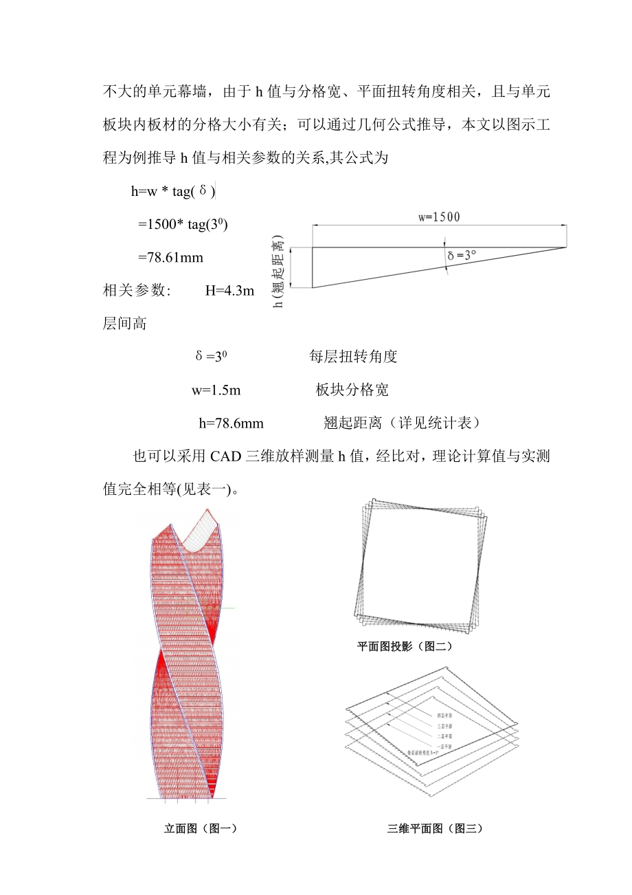 大角度扭转单元幕墙模拟设计(中国建筑装饰.6期)_第4页