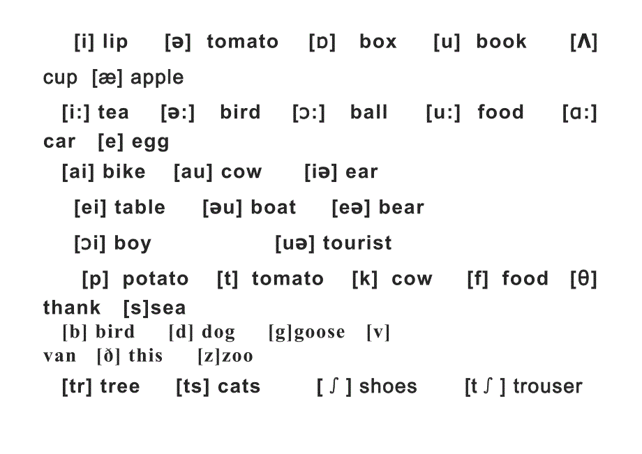 48个英语音标表_第3页