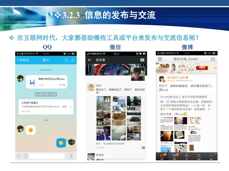 信息的发布与交流ppt_第3页