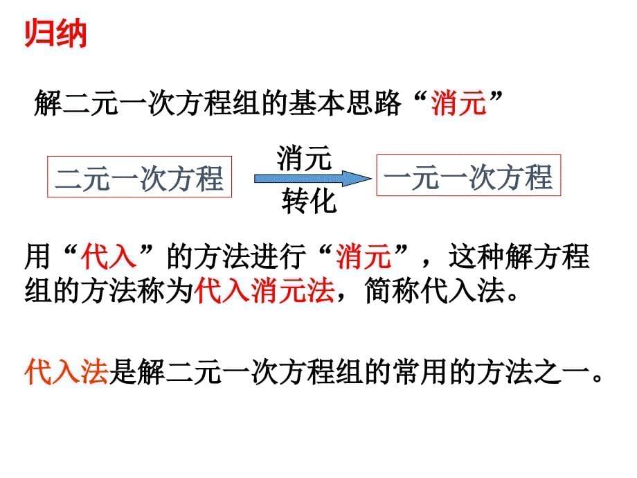 人教部初一七年级数学下册-8.2.1代入消元法-名师教学PPT课件_第5页