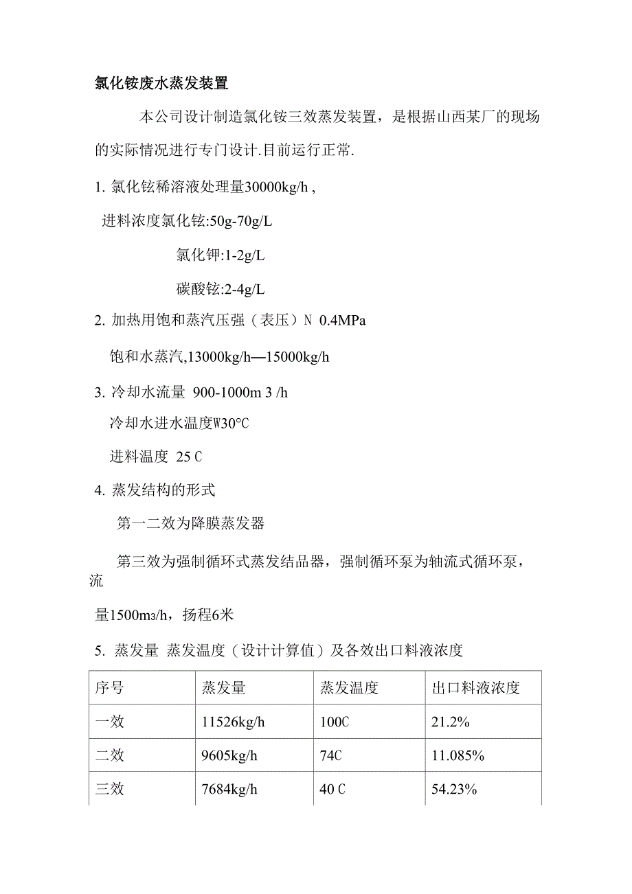 氯化铵废水蒸发装置_第1页