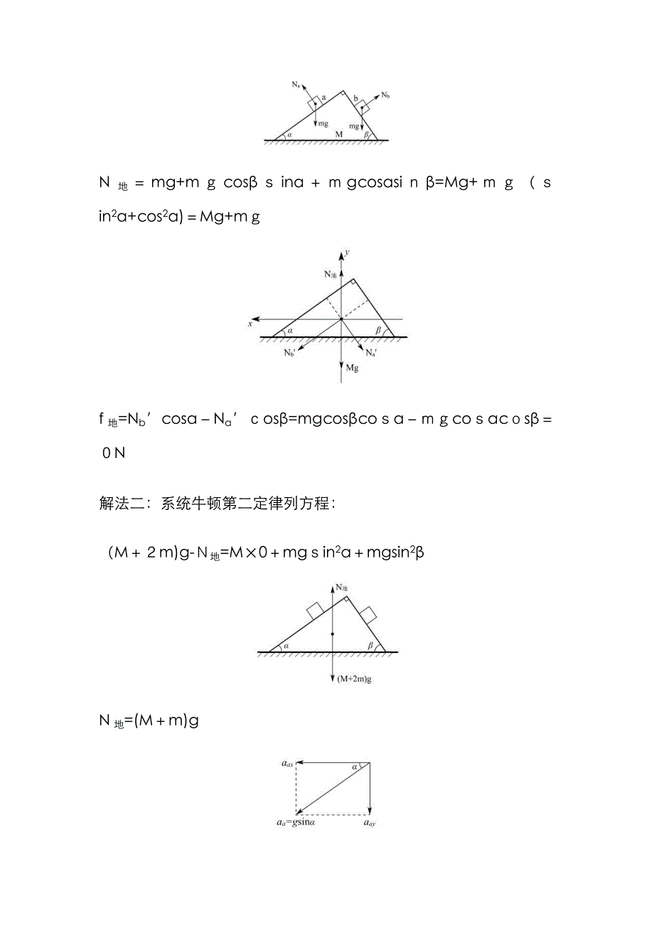 系统牛顿第二定律(质点系牛顿第二定律)_第4页