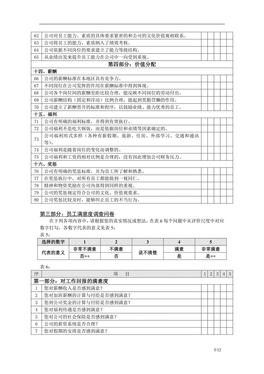 人力资源调查问卷9827518751.doc_第5页