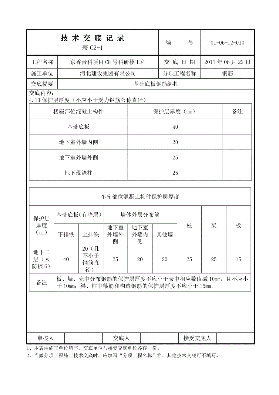 长城杯技术交底-基础钢筋绑扎技术交底_第4页