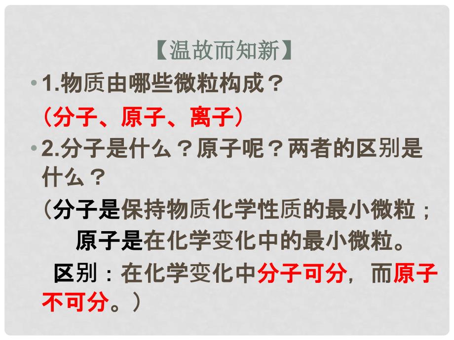 山西省大同市阳高县第三中学校九年级化学上册 3.2 原子的结构课件 （新版）新人教版_第2页