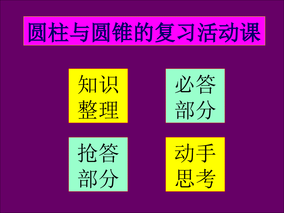 六年级圆柱圆锥复习课_第3页