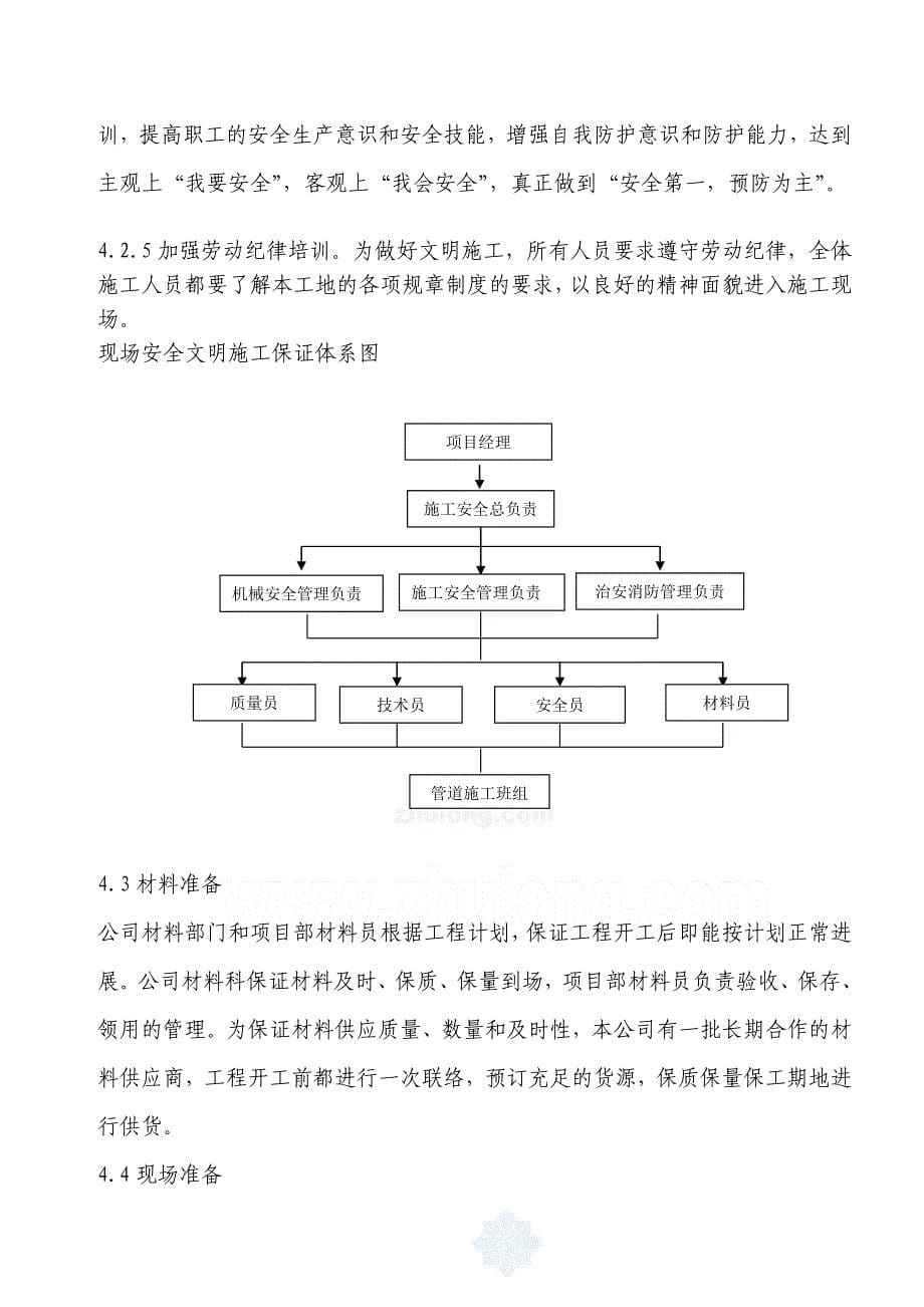 最新供热蒸汽管道工程施工组织设计_第5页