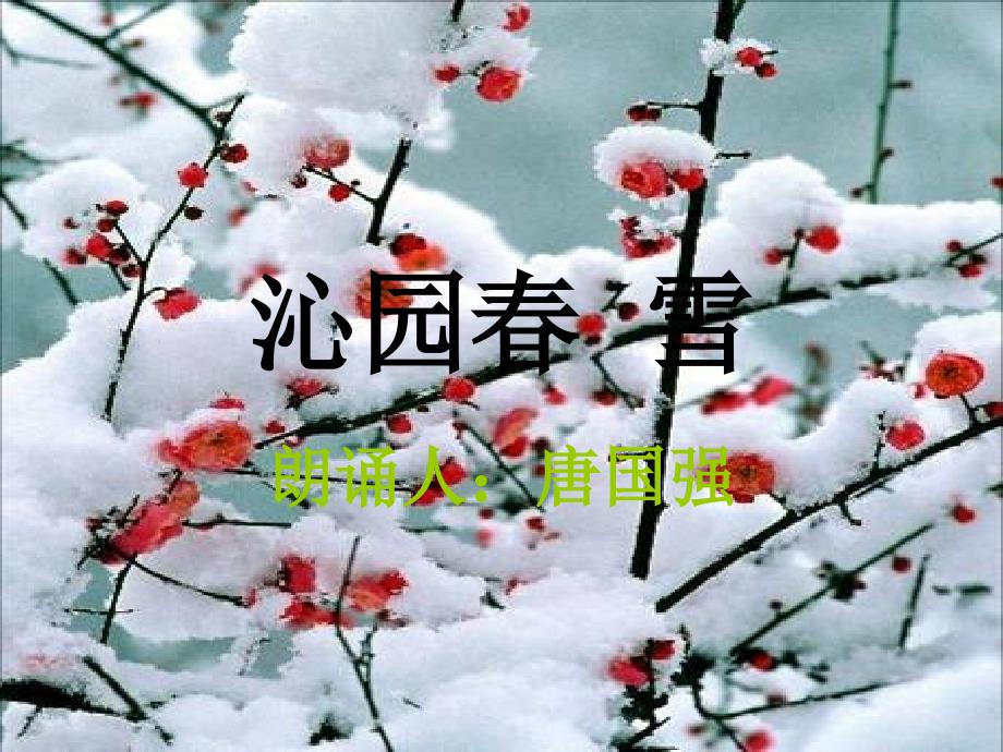 沁园春_雪_朗诵(伴背景音乐：沁园春_雪__洪啸音乐教育工作站下载_)_第1页