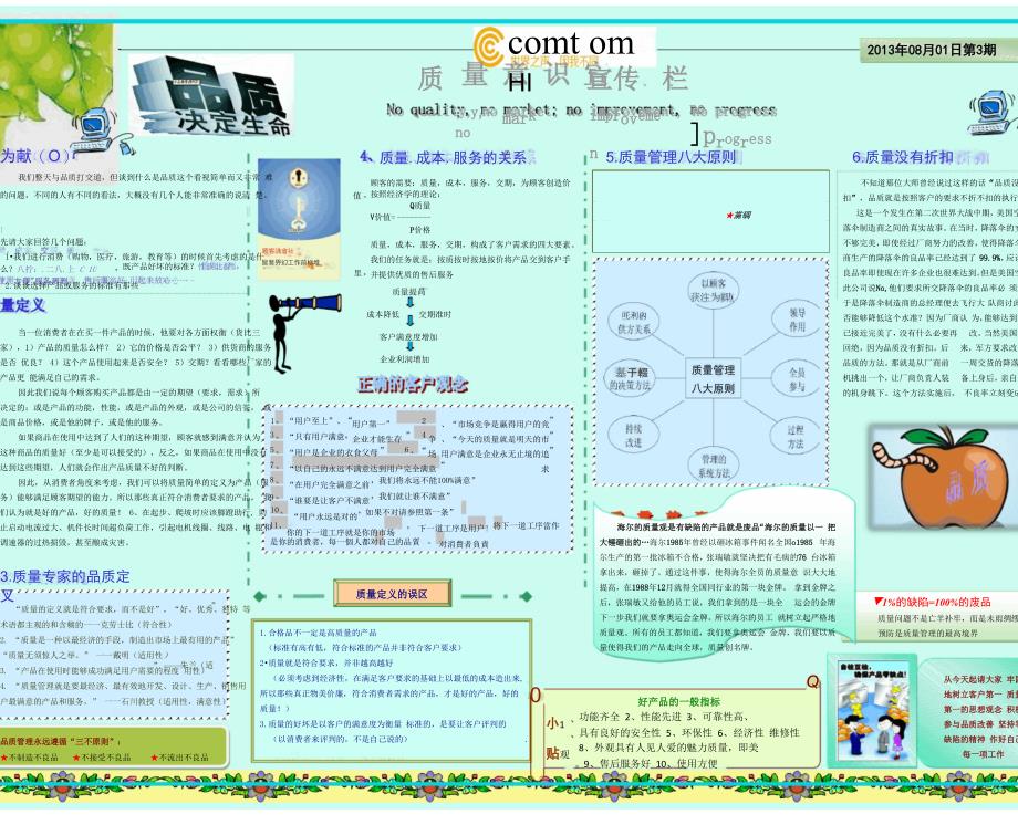 质量主题公司宣传栏_第1页