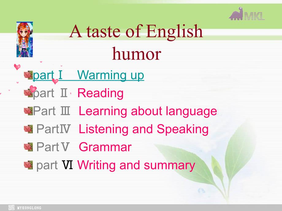 选修九 3.1《Unit 3　A taste of English humor》_第3页