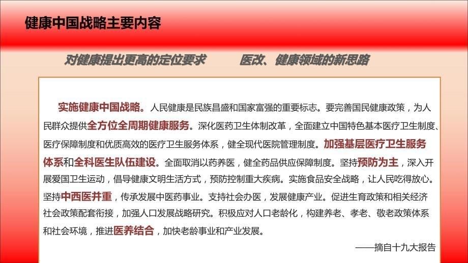 健康中国战略党课ppt课件_第5页