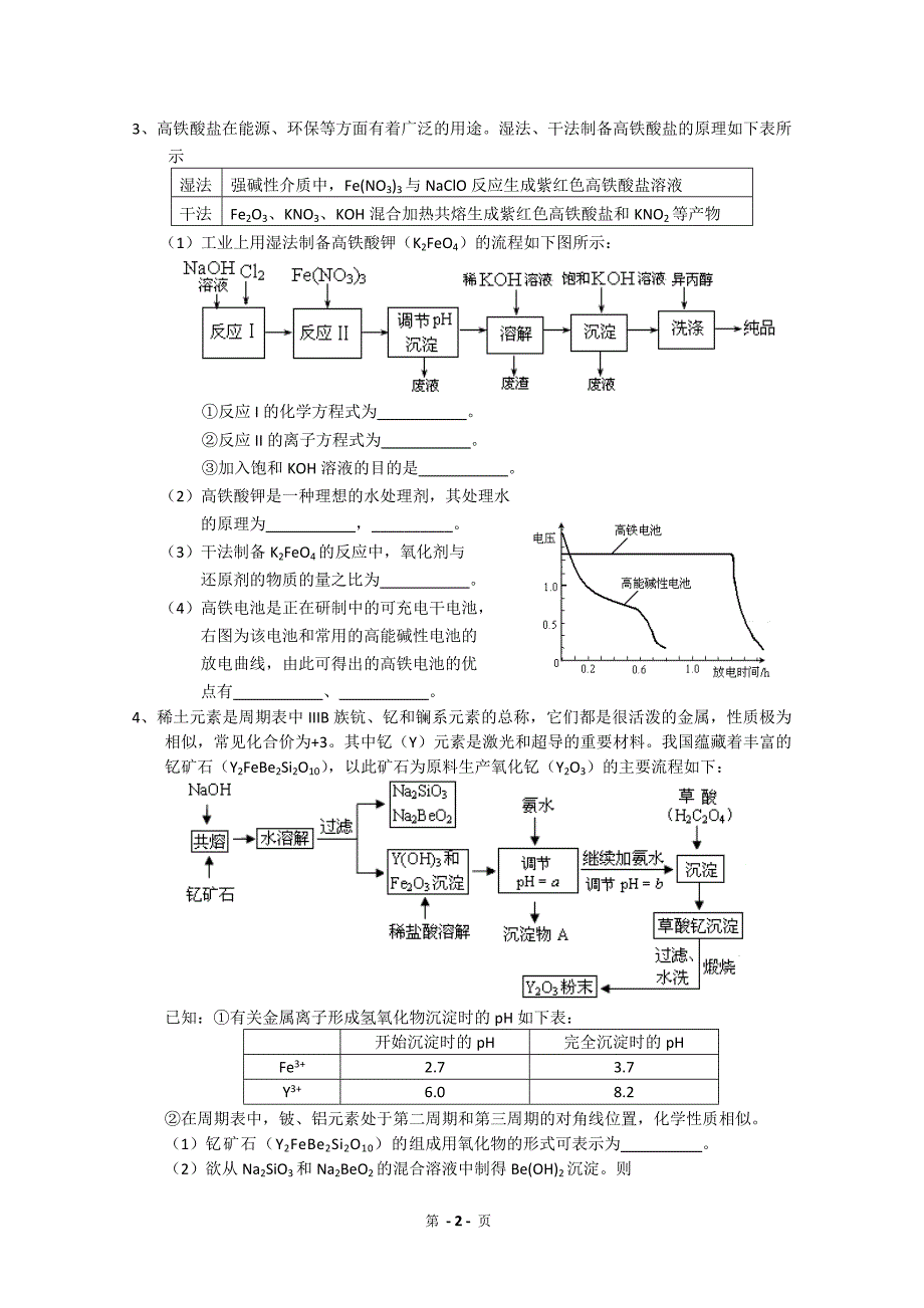 江苏省怀仁中学高三化学复习《流程图》练习(2).doc_第2页