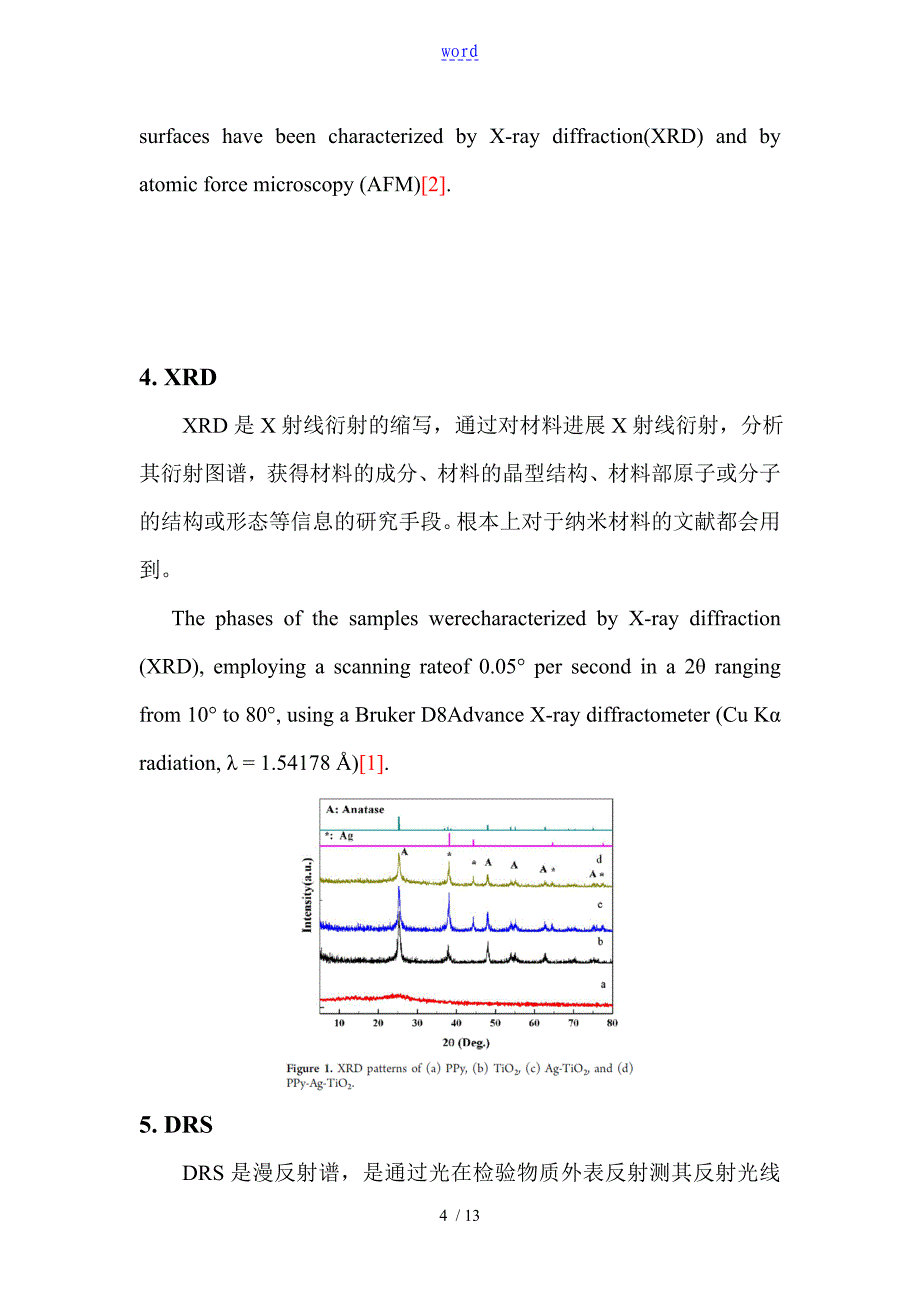 纳米材料的表征方法_第4页