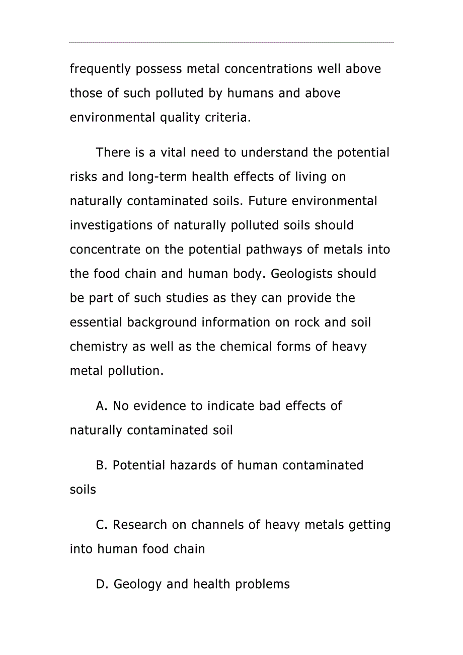 职称英语综合类A级概括大意模拟试题_第3页