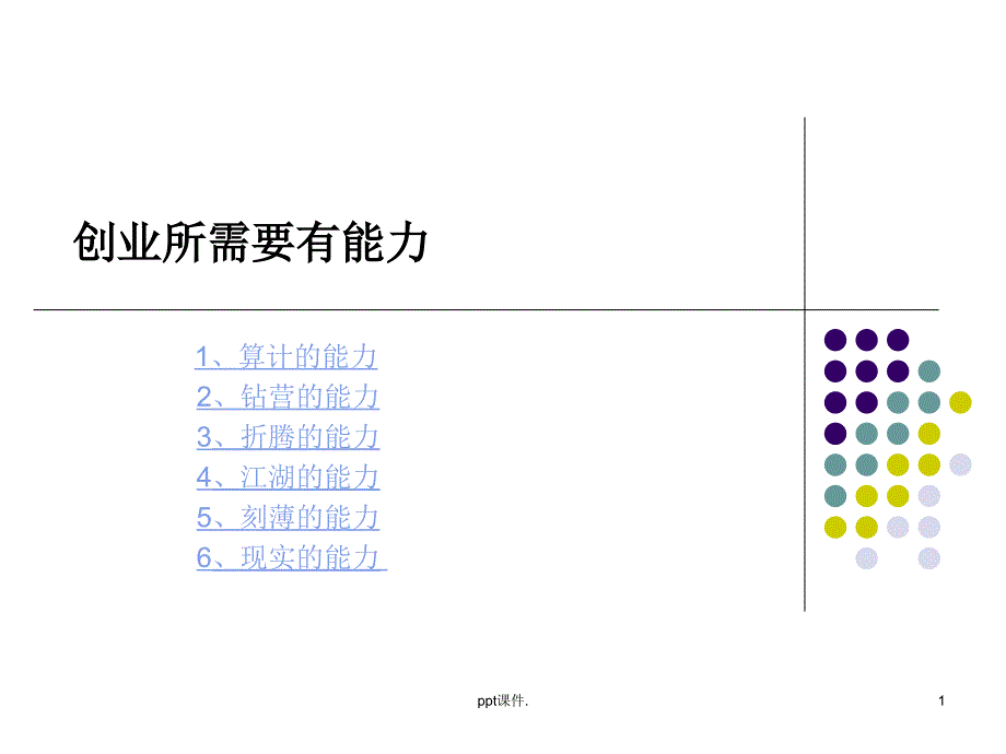 创业加盟ppt课件_第1页