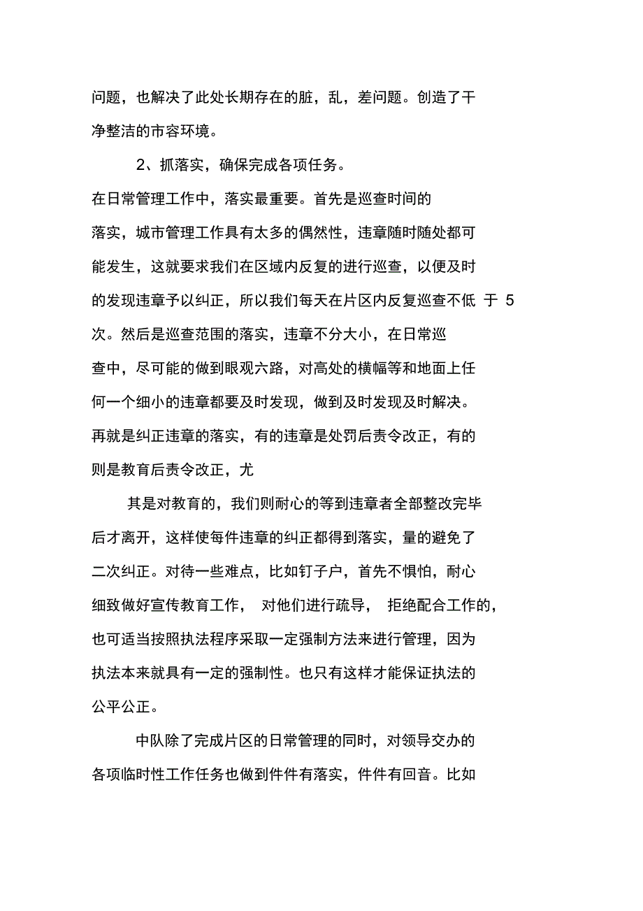 城管副队长工作总结_第3页