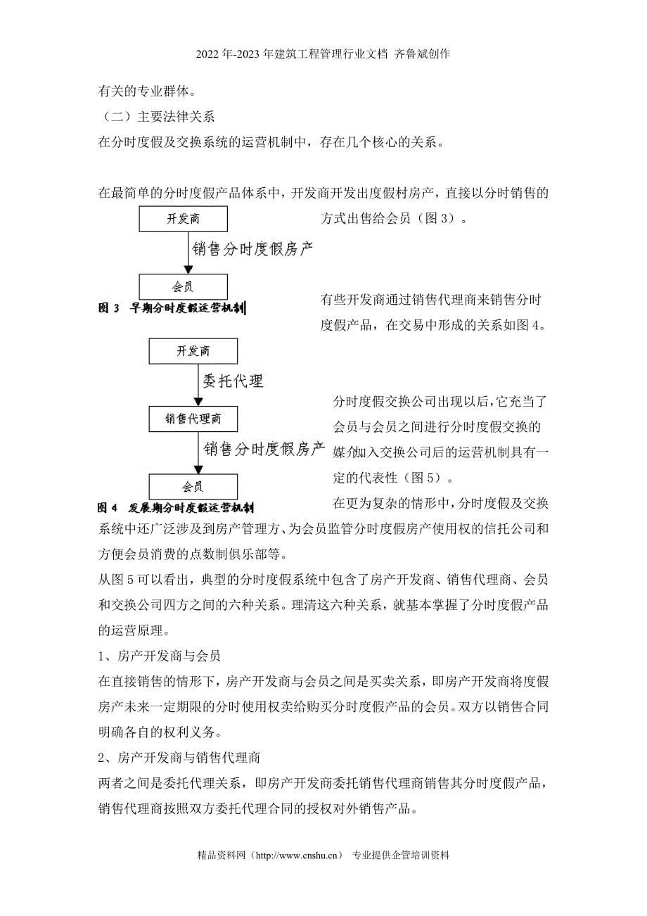 我国分时度假和产权酒店业发展研究_第5页