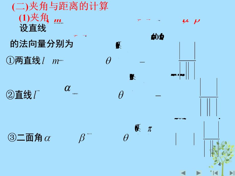 山西省忻州市高考数学 专题 向量方法解决立体几何问题复习课件_第4页