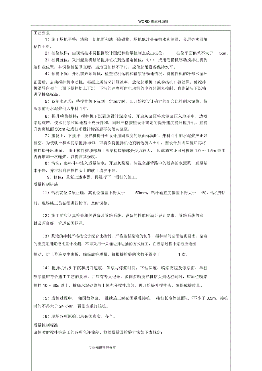 水泥搅拌桩技术交底大(全)_第4页