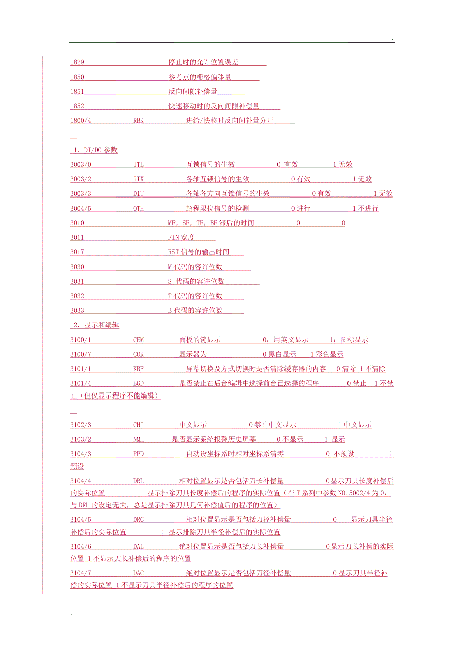 发那科参数大全_第5页