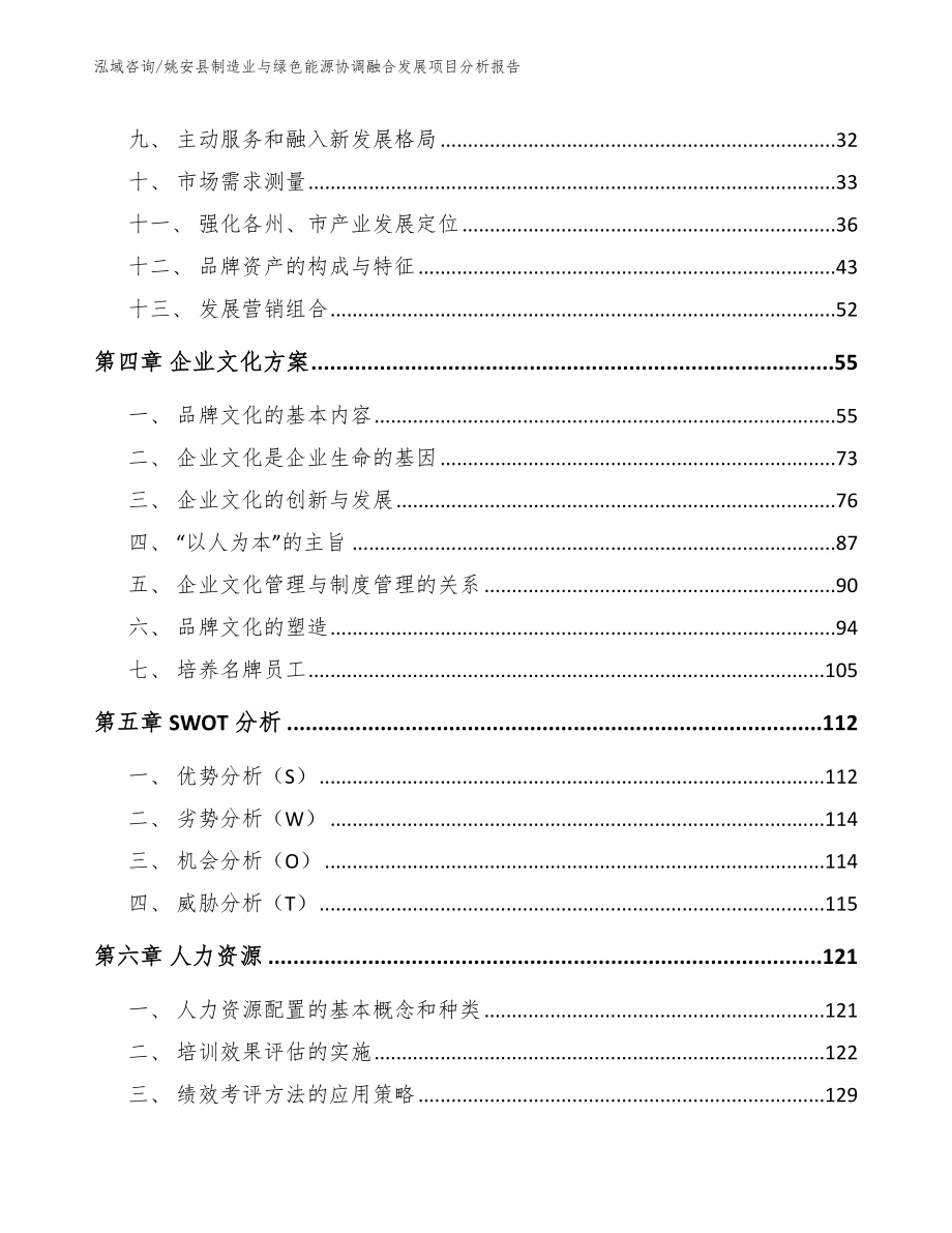 姚安县制造业与绿色能源协调融合发展项目分析报告模板范文_第4页