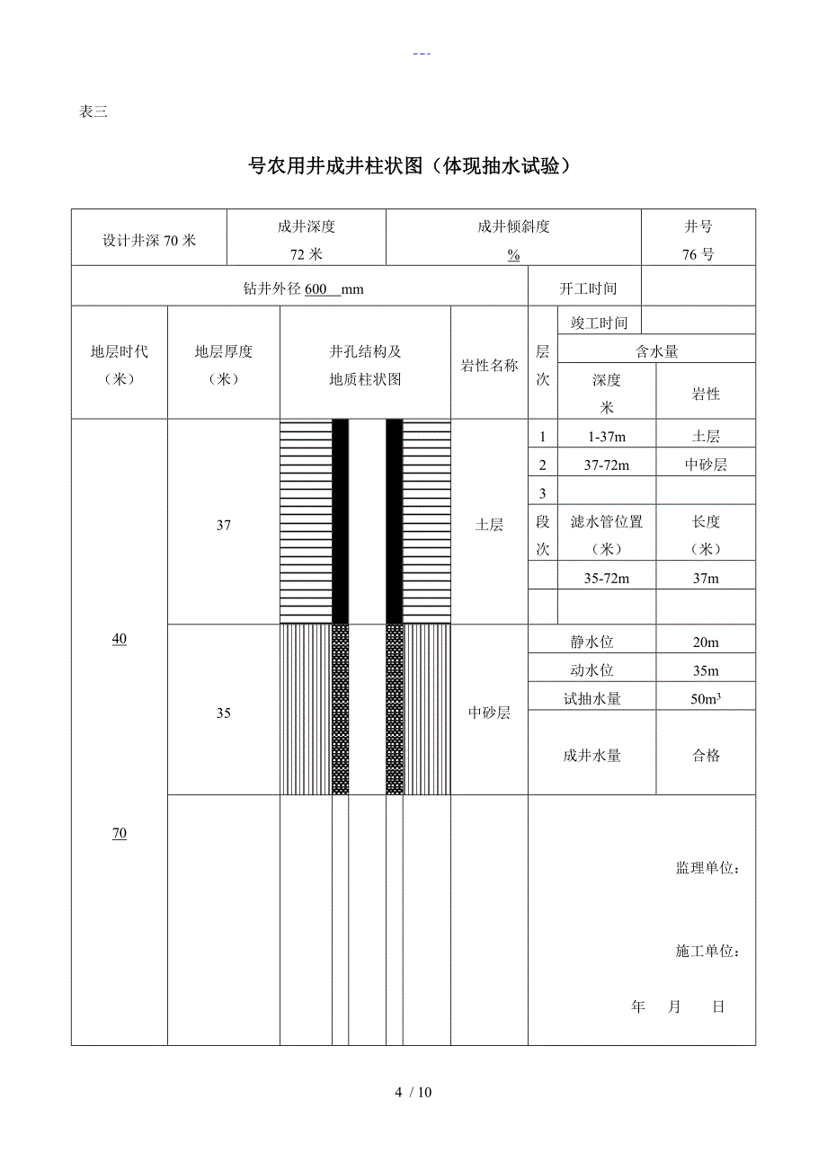 机井质量检验评定表_第4页