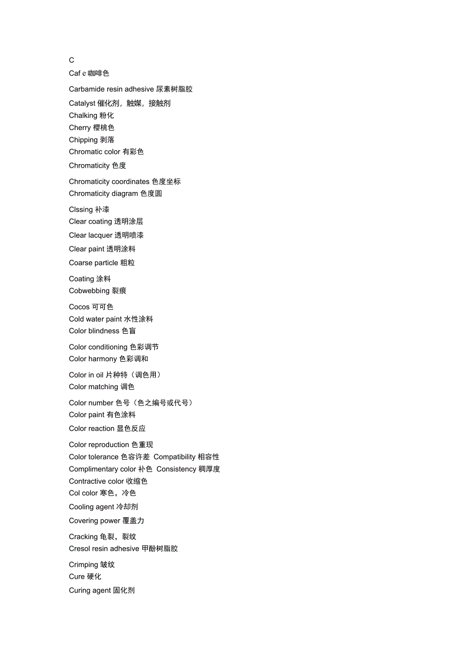 油漆涂料英语词汇_第2页