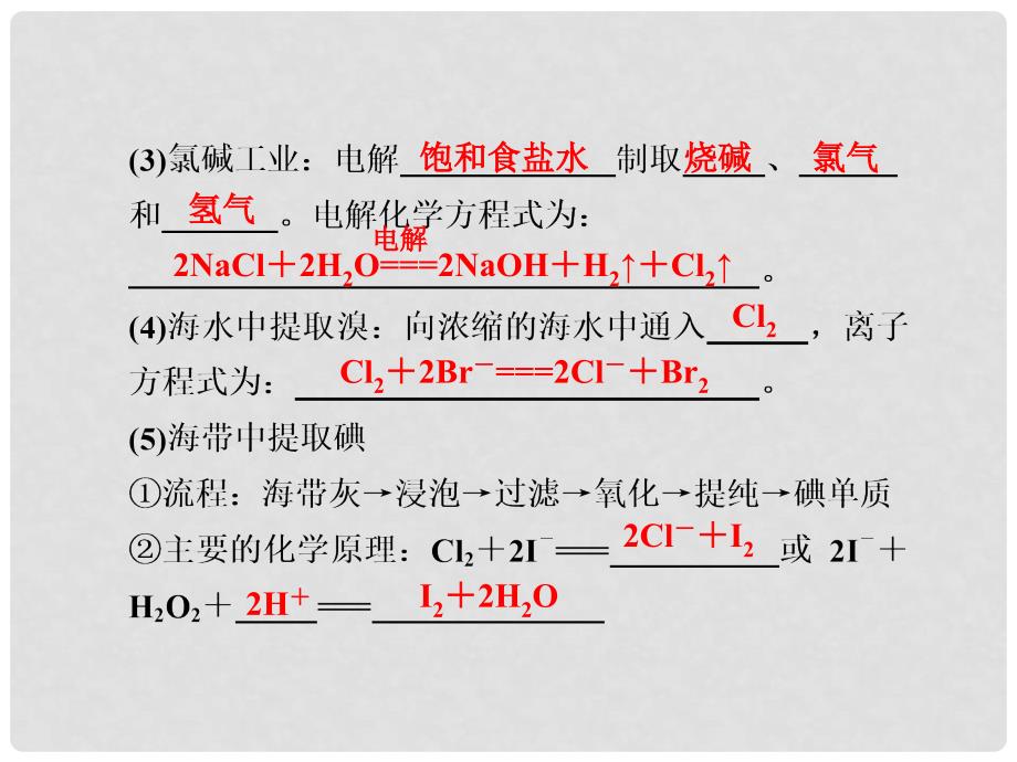 高考化学一轮巩固 4.14海水资源、煤、石油和天然气的综合利用环境保护与绿色化学课件 新人教版_第4页