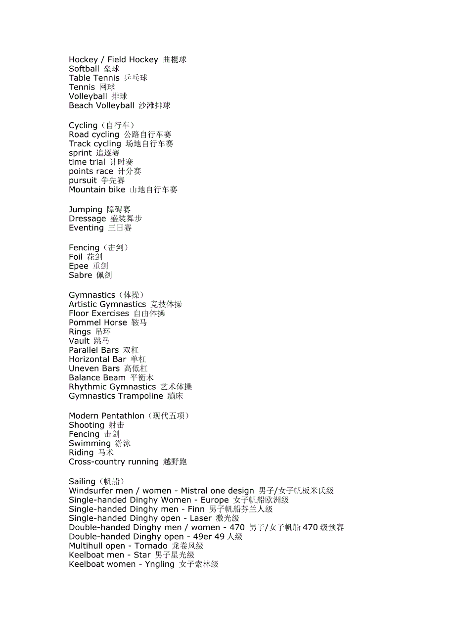 奥运会运动项目英语名称.doc_第2页