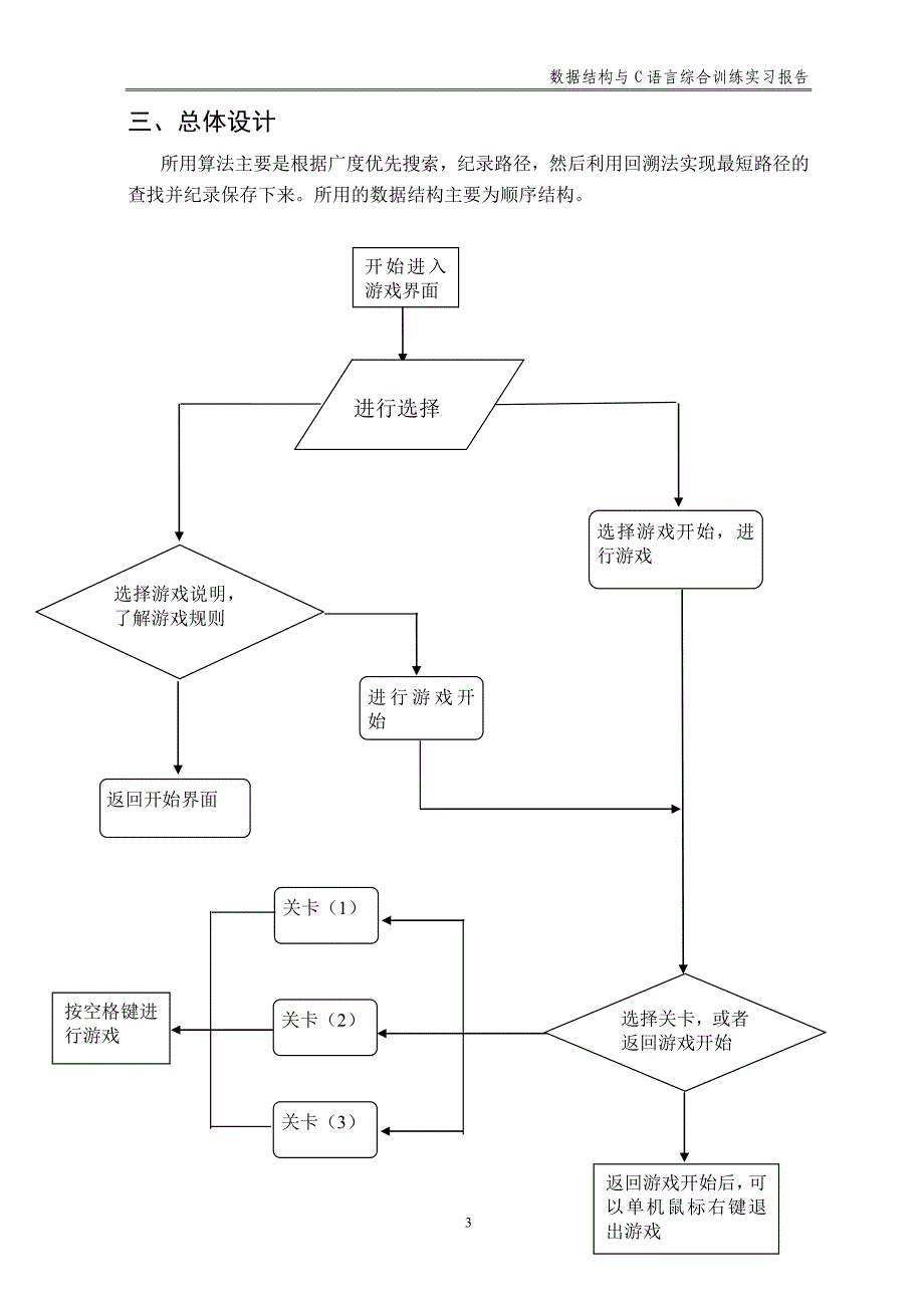 推箱子的最短路径-数据结构与C语言综合训练报告_第4页