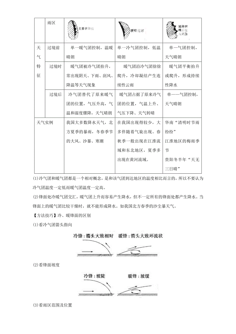 【精品】地理人教版一师一优课必修一教学设计：第二章 第三节 常见天气系统4 Word版含答案_第2页