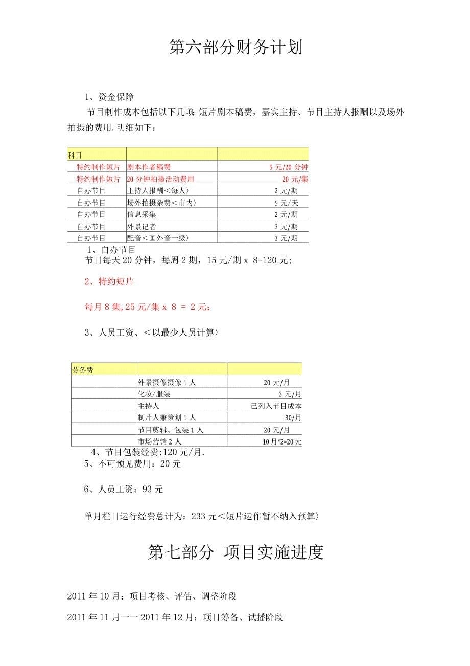 电视栏目制作商业实施计划书模板.docx_第5页