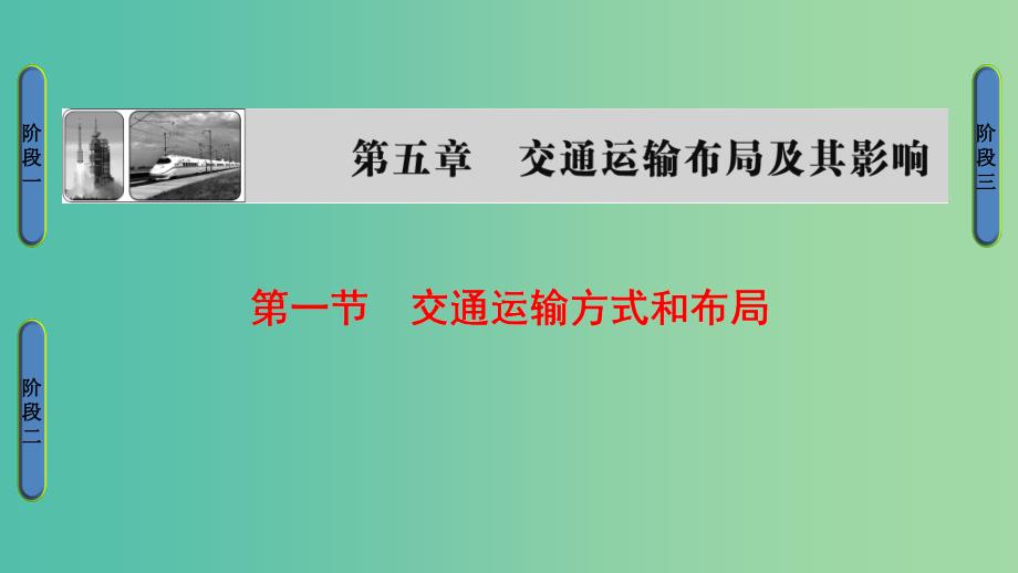 高中地理第5章交通运输布局及其影响第1节交通运输方式和布局课件新人教版.ppt_第1页