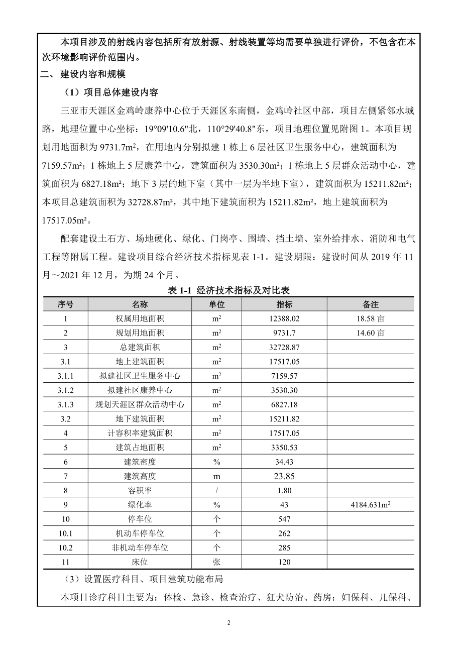 三亚市天涯区群众活动中心及金鸡岭 社区康养中心项目环评报告.doc_第4页