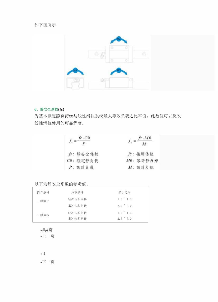 直线导轨参数及安装_第3页