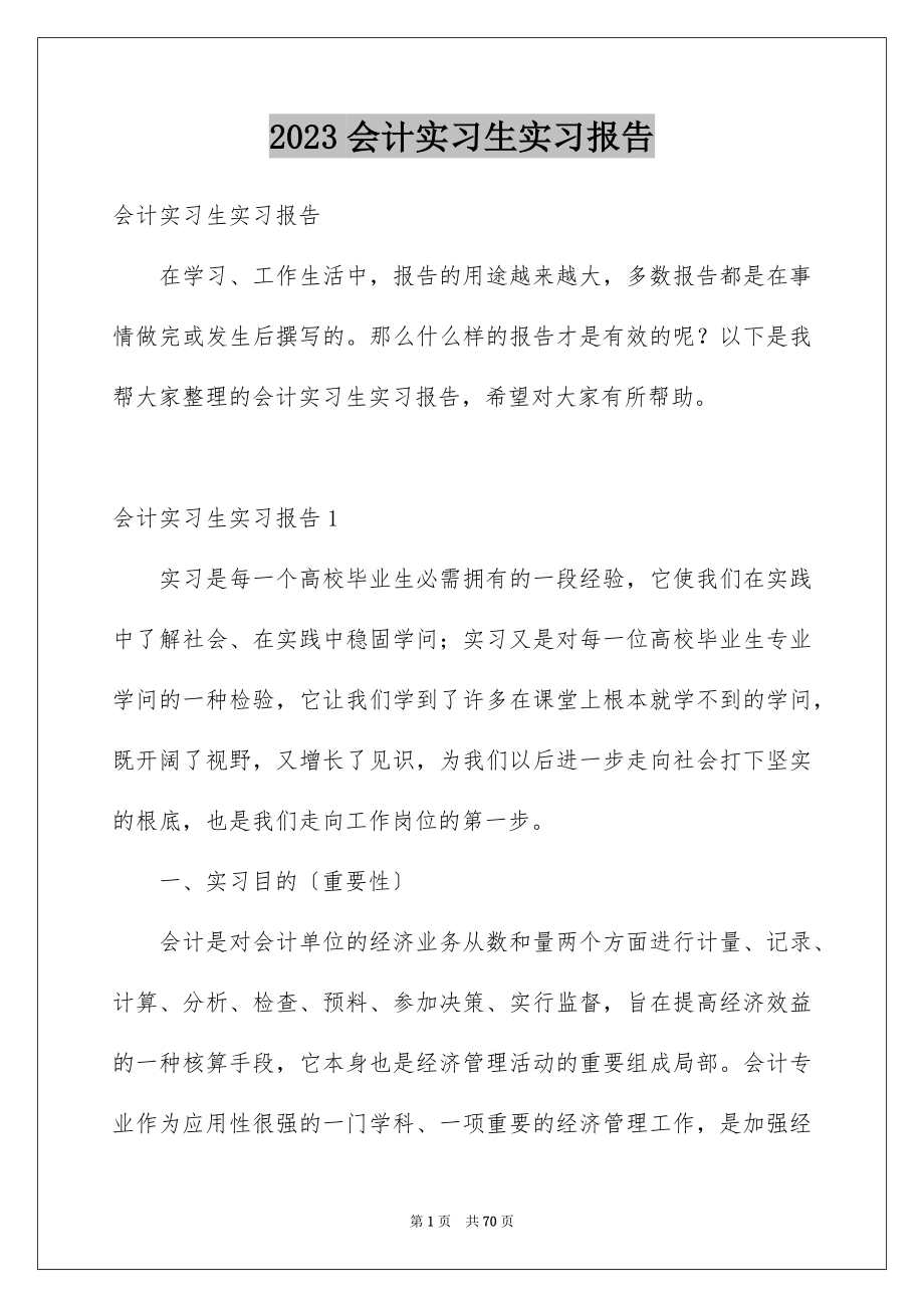 2023年会计实习生实习报告1.docx_第1页