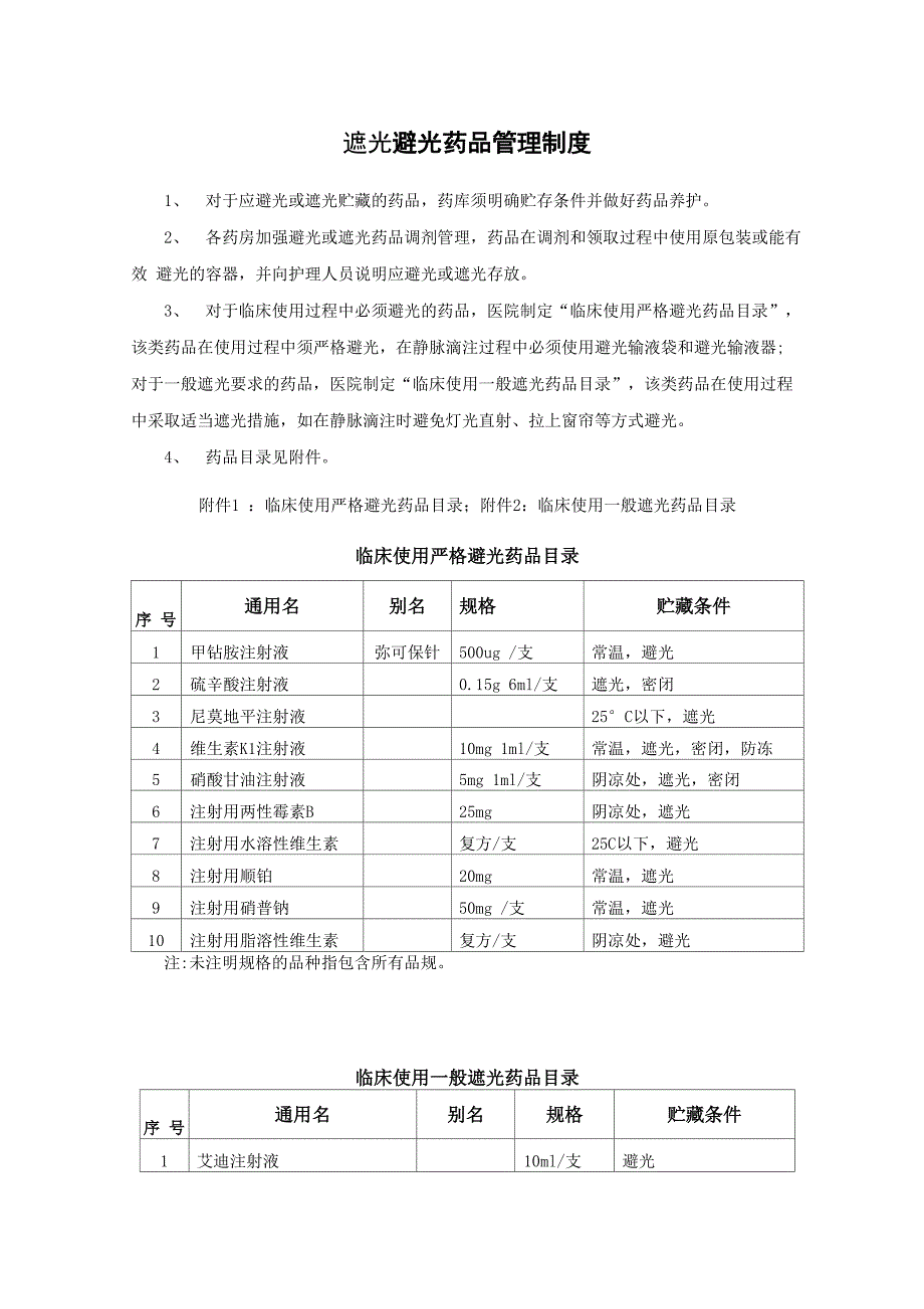 避光药品管理制度_第1页