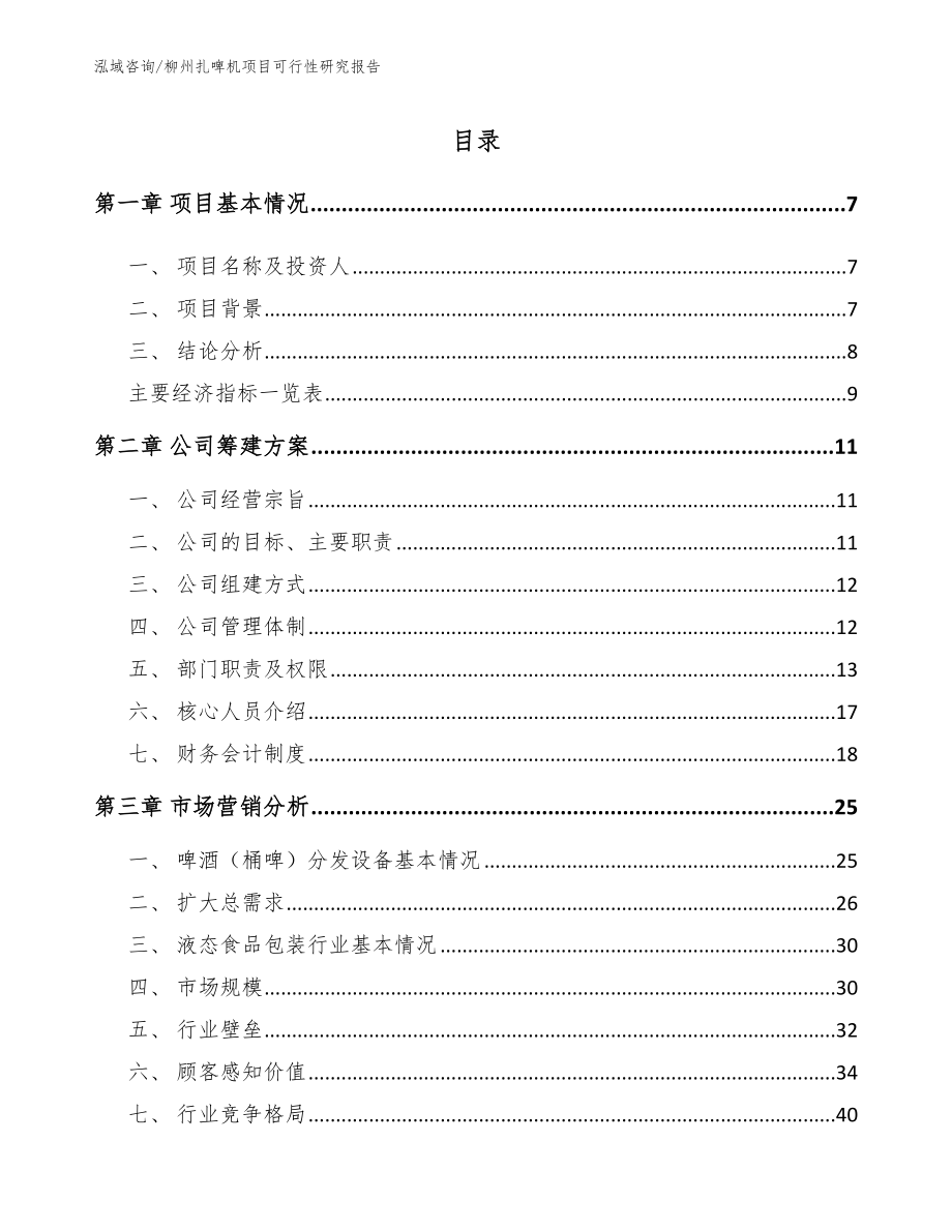 柳州扎啤机项目可行性研究报告_模板_第1页