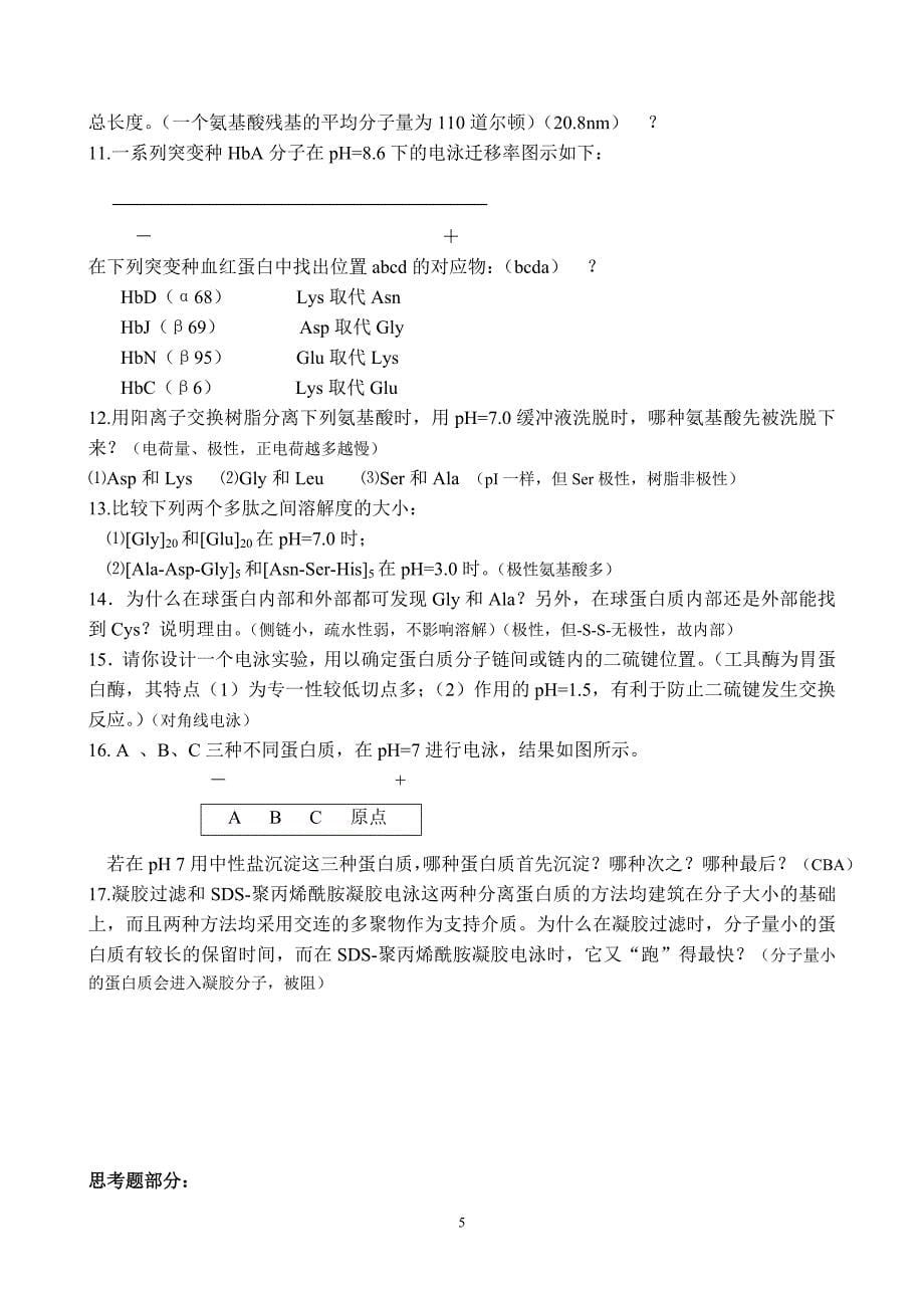 蛋白质化学习题.doc_第5页