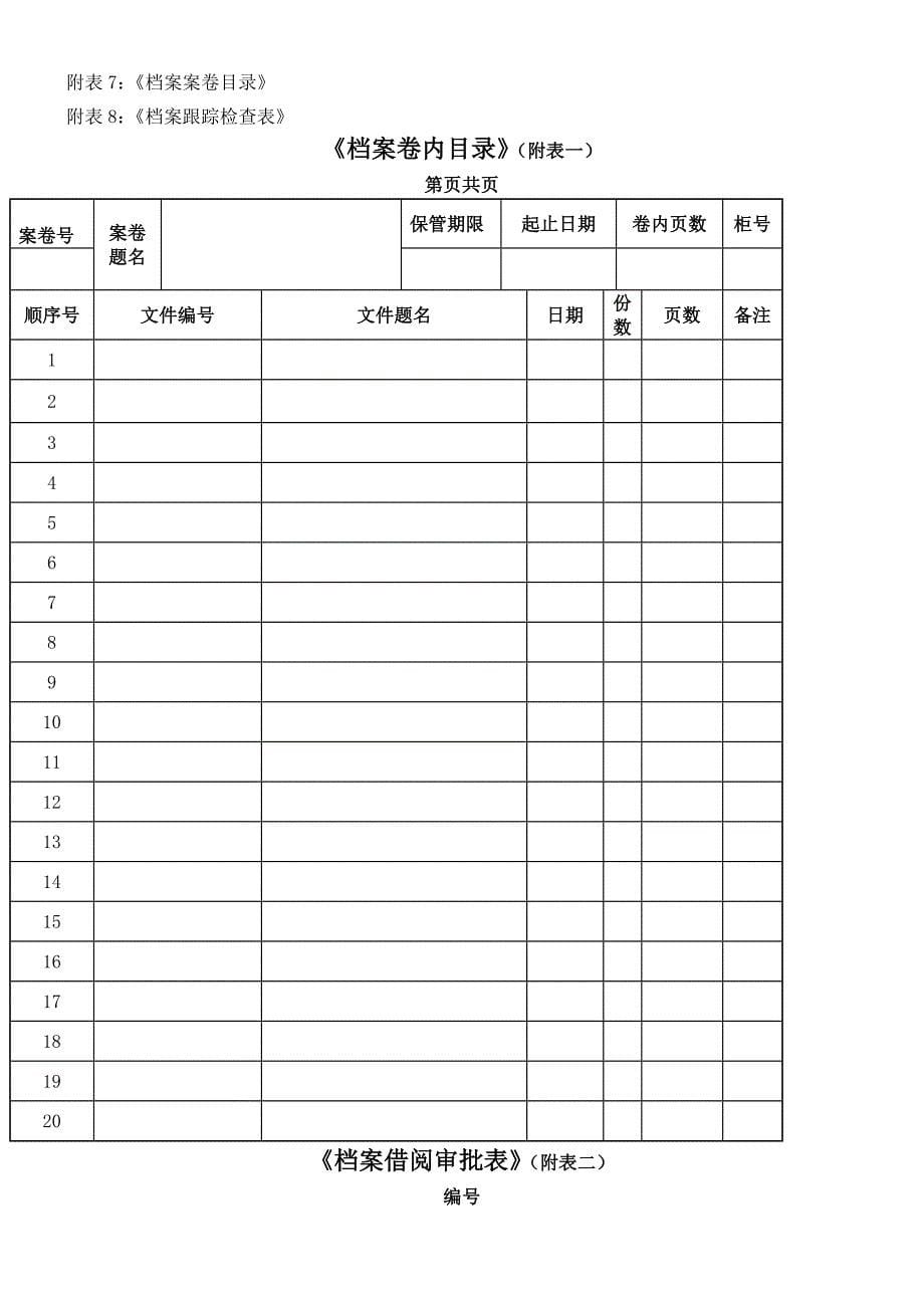 某房地产企业档案管理办法_第5页