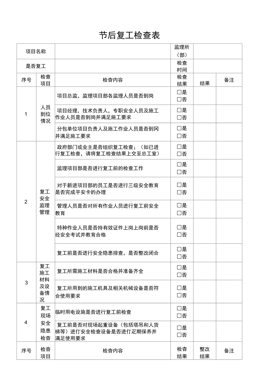 节后复工检查表-_第1页