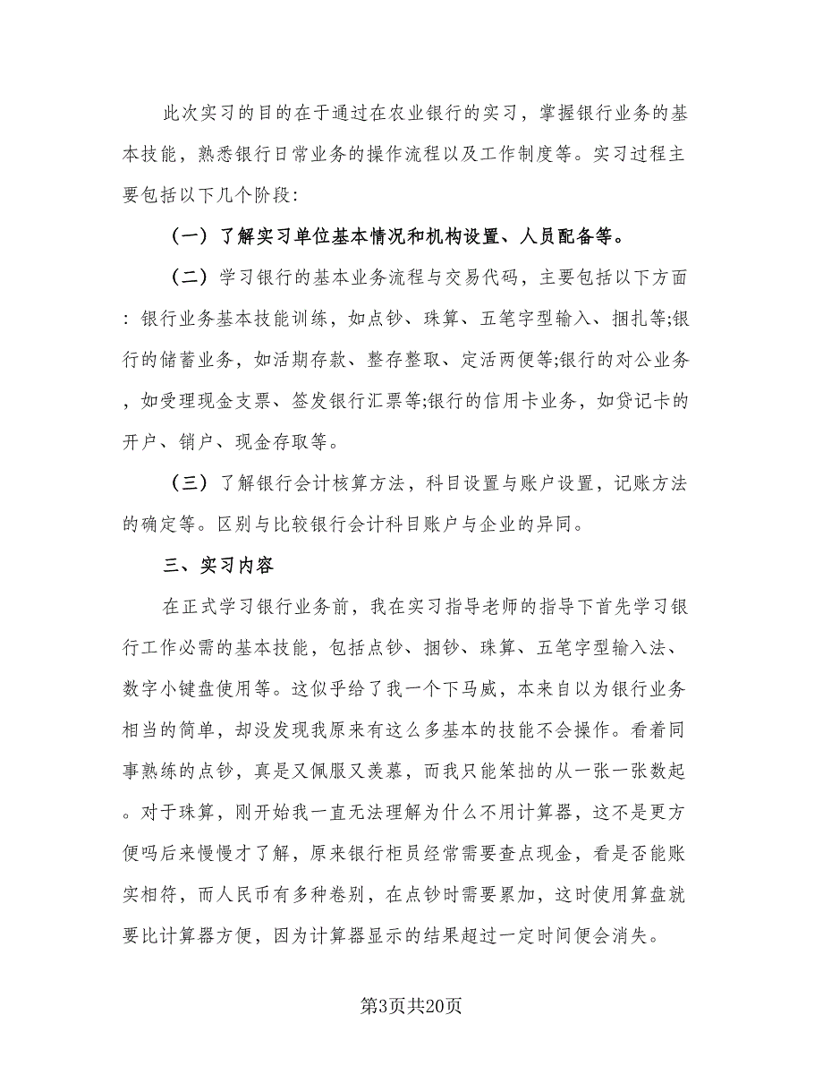 2023年实习总结标准模板（九篇）_第3页