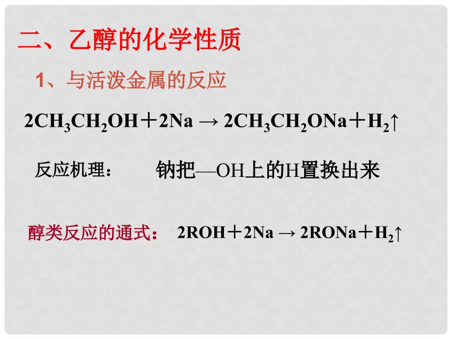 10月海南省中学高中化学课堂教学评比 《醇》课件2_第3页