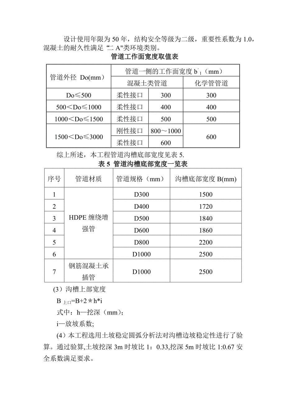 钢板桩支护沟槽开挖施工方案_第5页