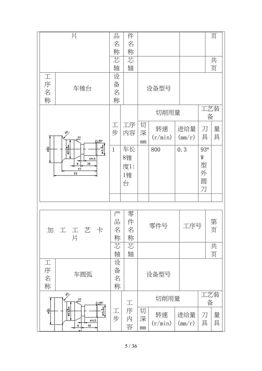 数控编程加工综合实训报告(DOC 36页)_第5页