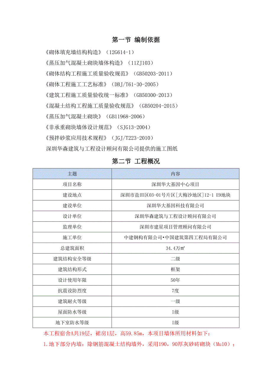 XX砌体工程施工方案(DOC 20页)_第4页